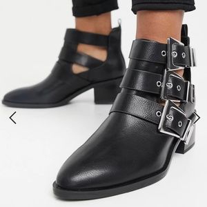 ASOS Buckle Booties 🖤